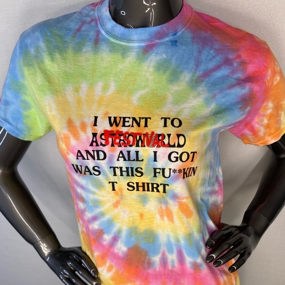 Travis Scott ASTROWORLD TOUR  T-shirt - Picture 8 of 9